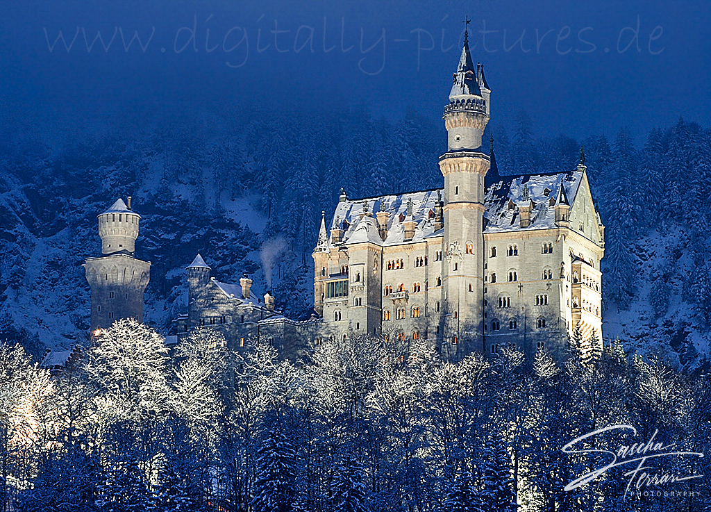 Schloss Neuschwanstein Winter